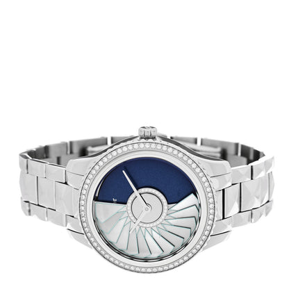 Christian Dior Stainless Steel Diamond Bezel Mother of Pearl 36mm Dior VIII Grand Bal Plisse Soleil Automatic Watch 2 of 5