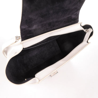 Celine Liege Calfskin Small Trapeze White 6 of 7