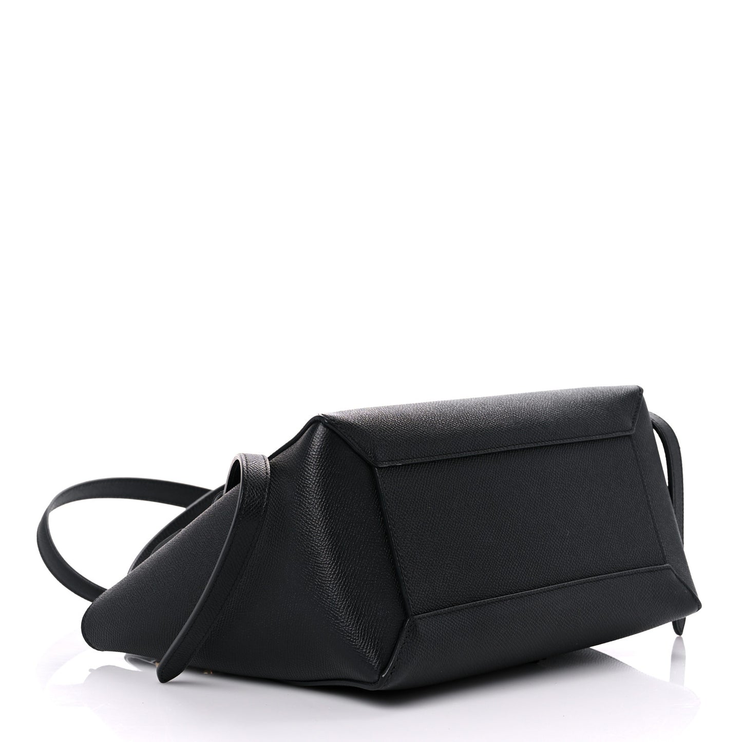 Baby Grained Calfskin Micro Belt Bag Black