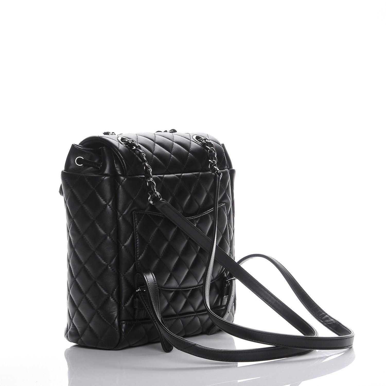 Chanel Lambskin Quilted Small Urban Spirit Backpack Black 3 of 7