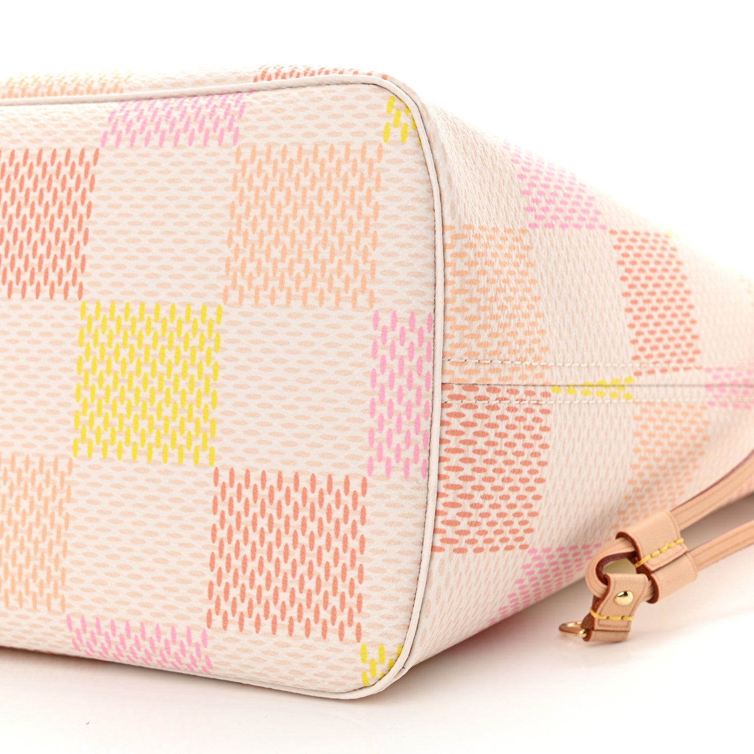 Louis Vuitton Damier Giant Neverfull MM Peach 10 of 10