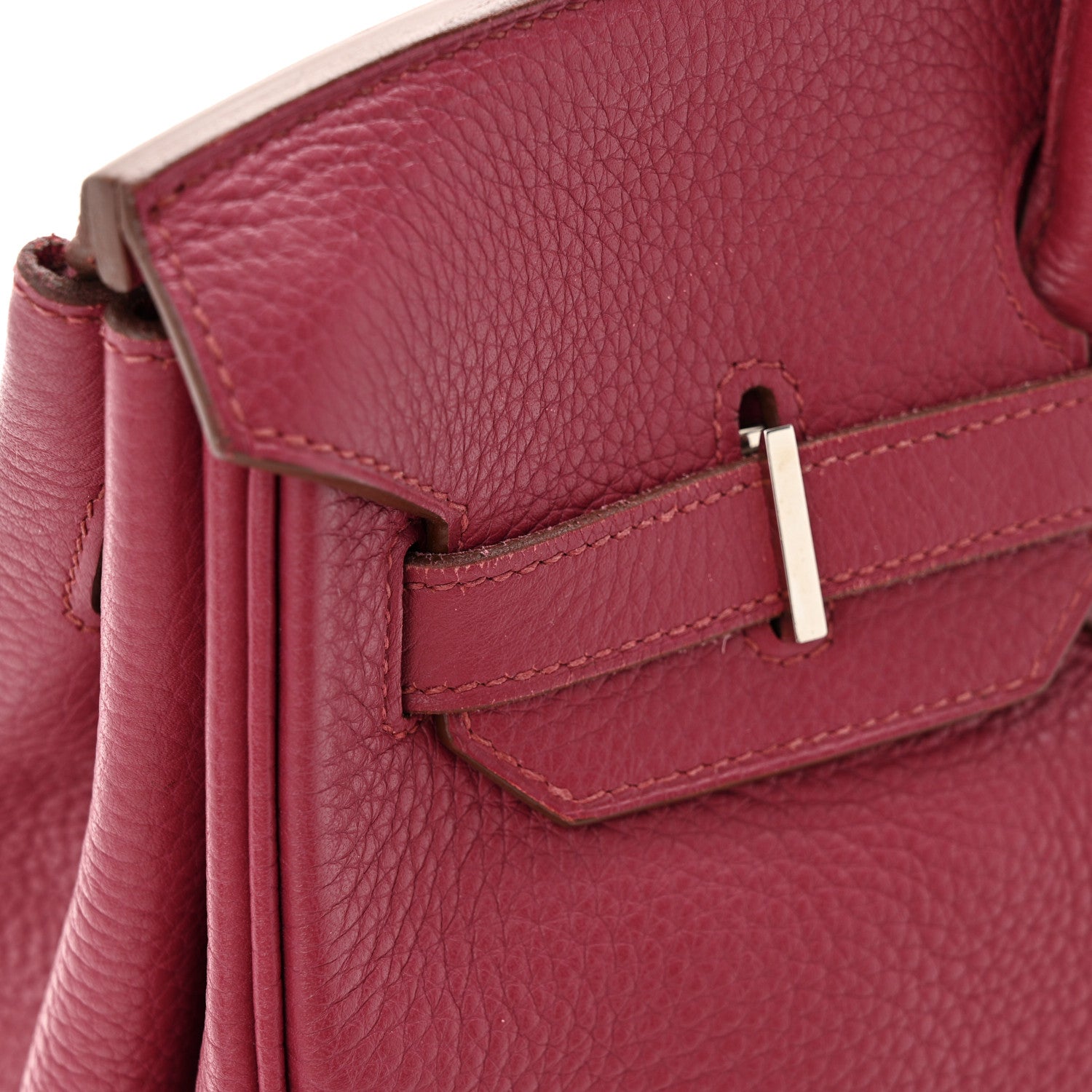 Hermes Taurillon Clemence Birkin 35 Rubis 18 of 18