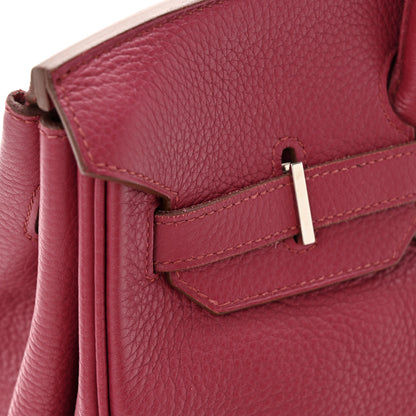 Hermes Taurillon Clemence Birkin 35 Rubis 18 of 18