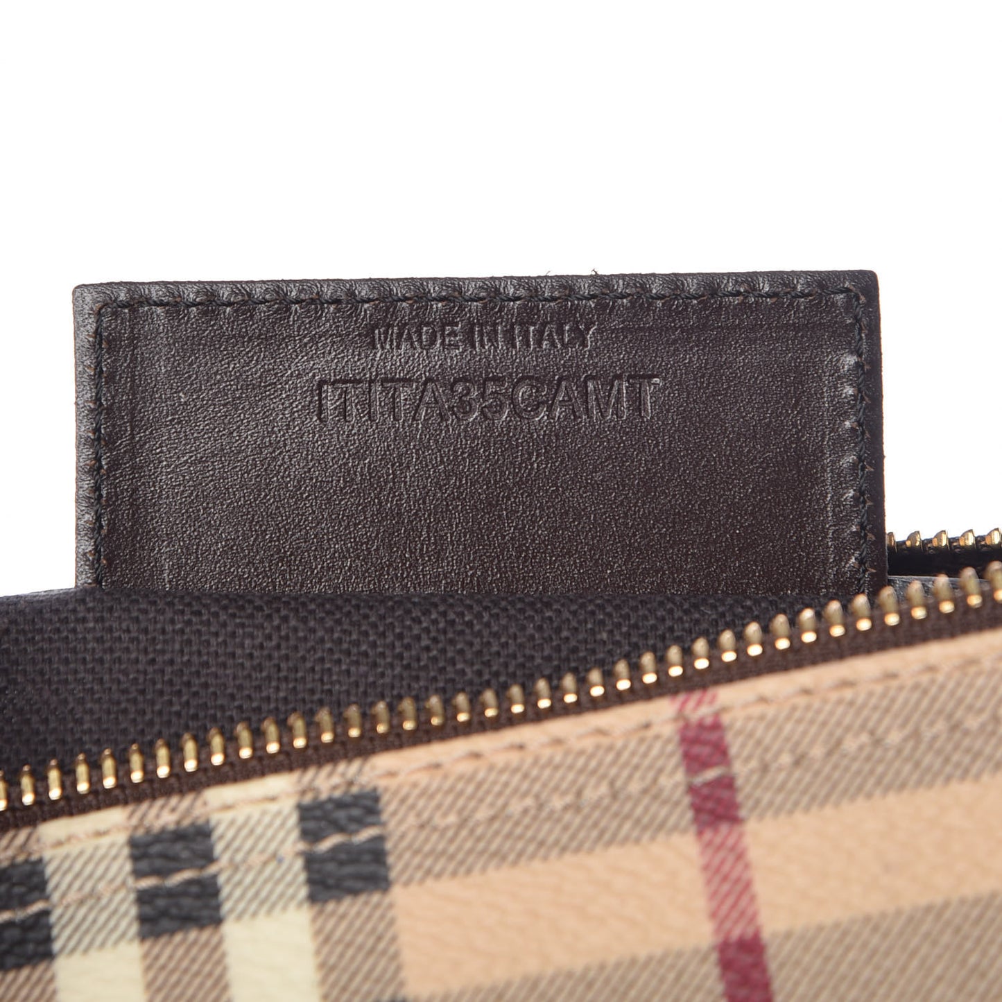 Haymarket Check Small Chester Bowling Bag Chocolate