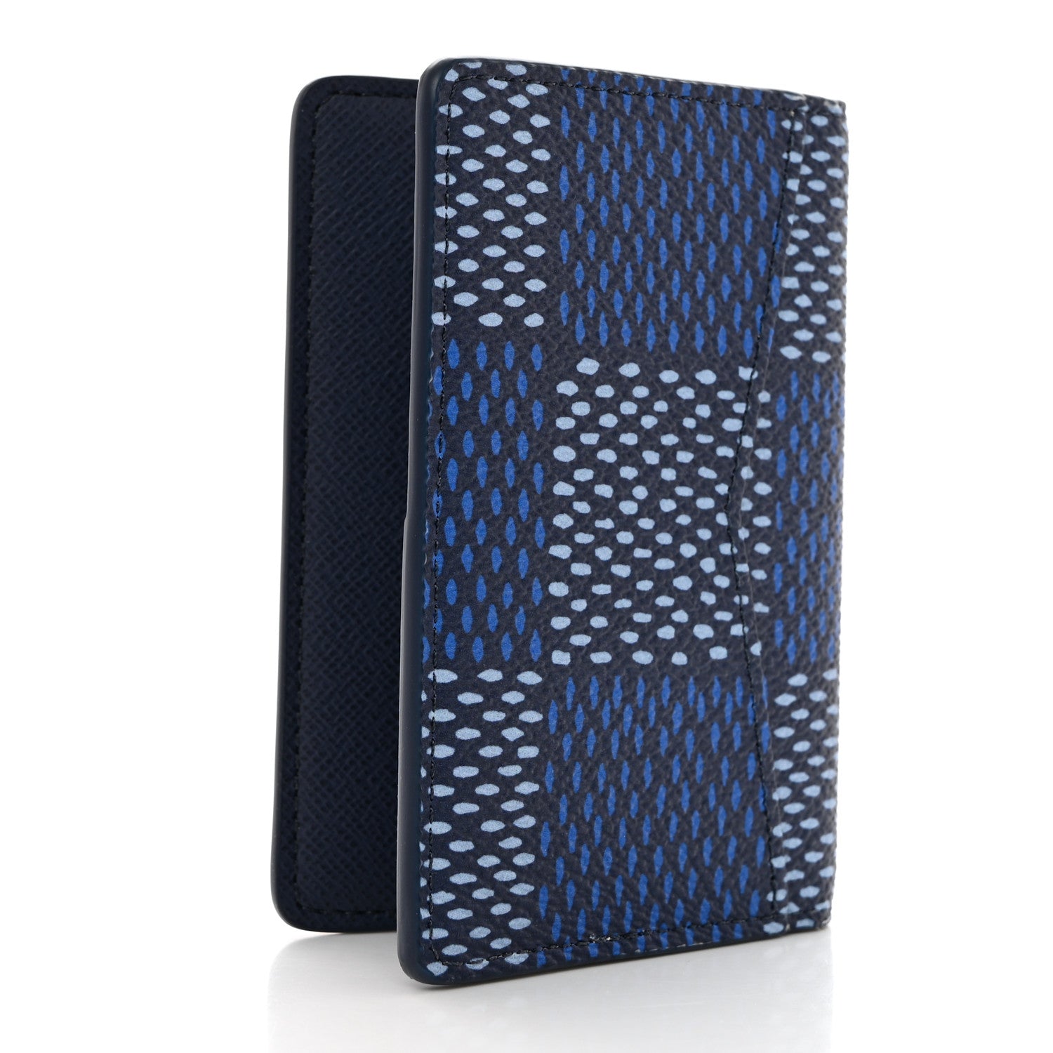 Louis Vuitton Damier Heritage Pocket Organizer Blue 3 of 7