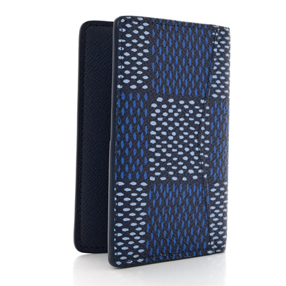 Louis Vuitton Damier Heritage Pocket Organizer Blue 3 of 7