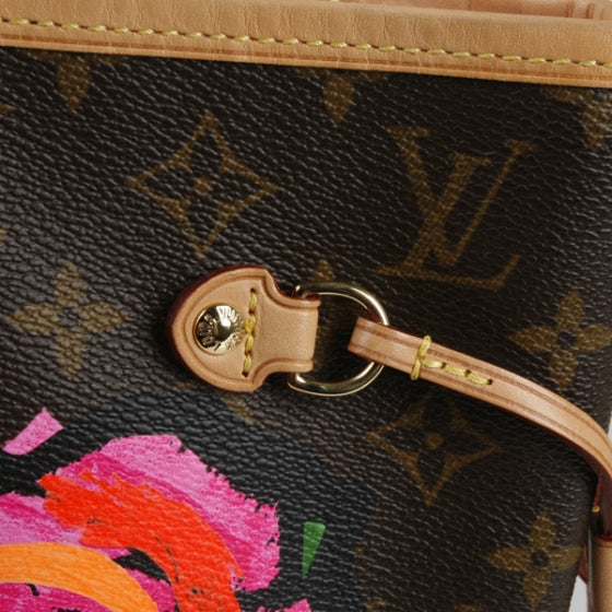 Louis Vuitton Monogram Roses Neverfull MM 5 of 12