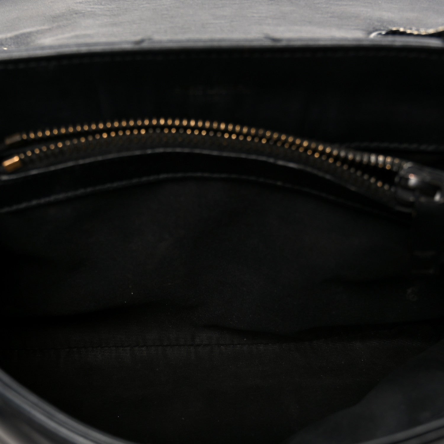 Saint Laurent Calfskin Y Quilted Monogram Monochrome Small Loulou Chain Satchel Black 5 of 14