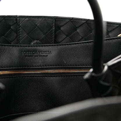 Bottega Veneta Nappa Intrecciato Medium Andiamo Shoulder Bag Black 11 of 12