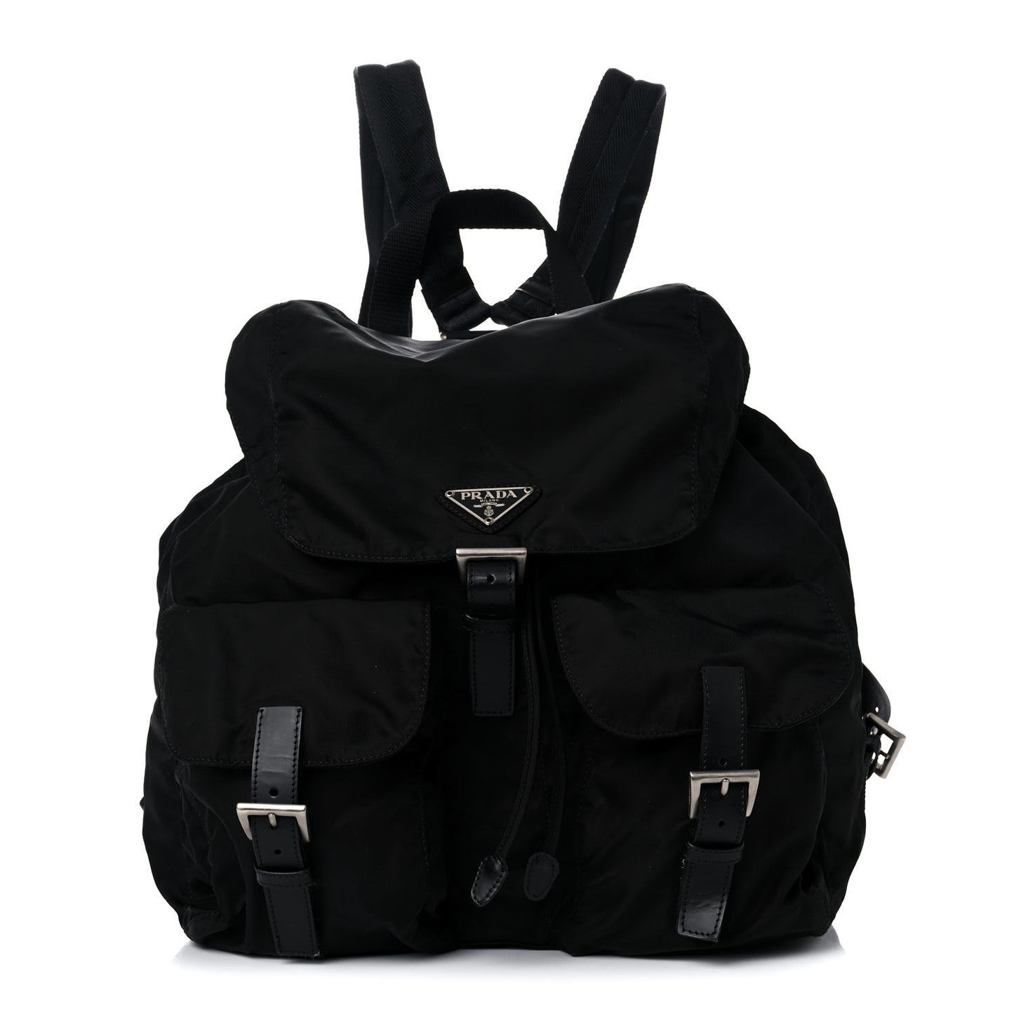 Nylon Vela Medium Backpack Black