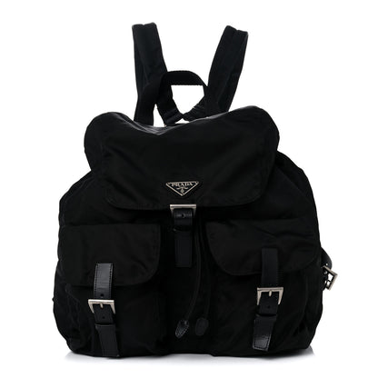 Prada Nylon Vela Medium Backpack Black 1 of 14