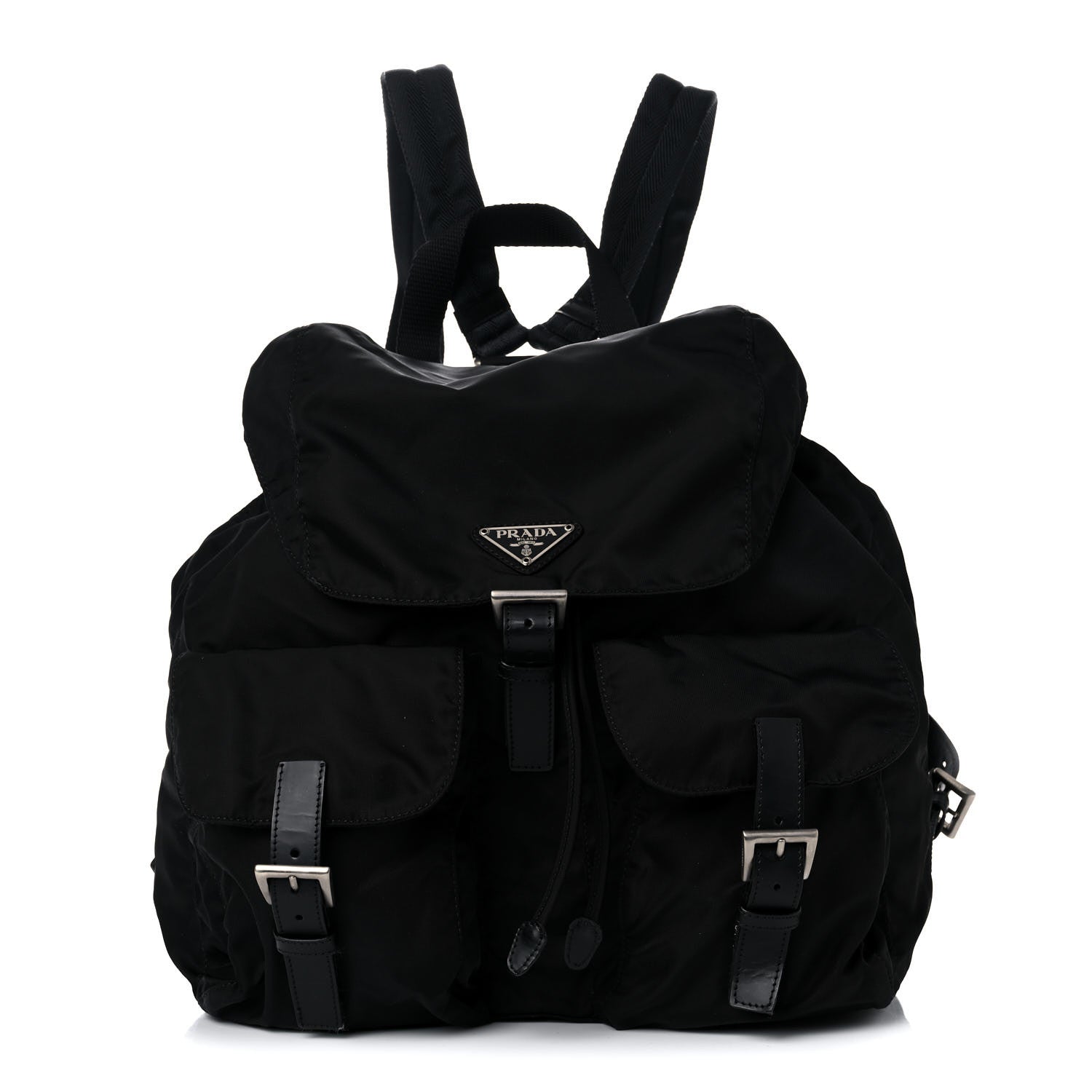 Prada Nylon Vela Medium Backpack Black 1 of 14