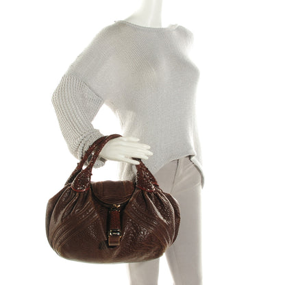 Fendi Nappa Nuvolata Spy Cognac 3 of 10
