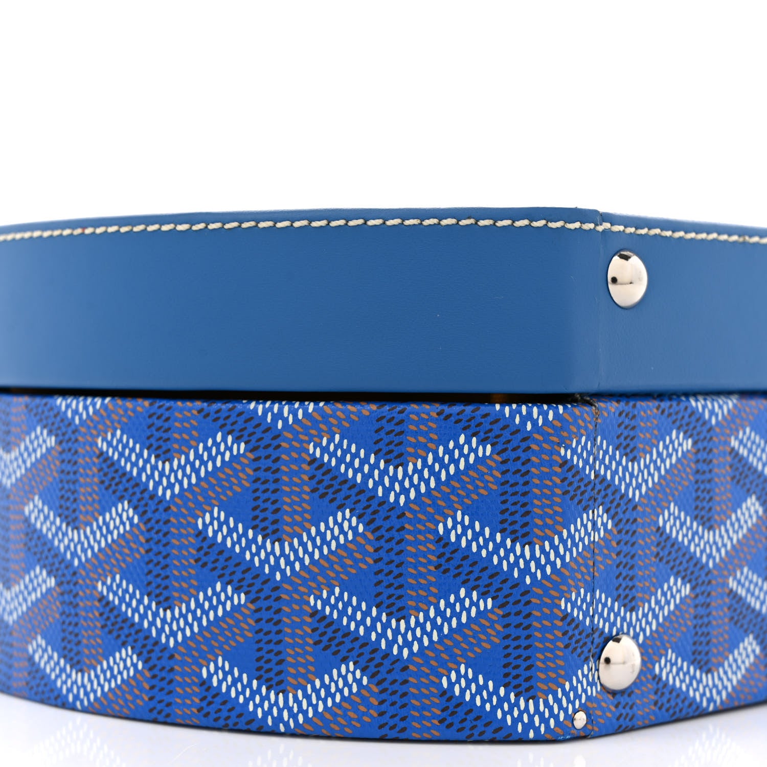 Goyard Goyardine Alto Hatbox Sky Blue 8 of 9