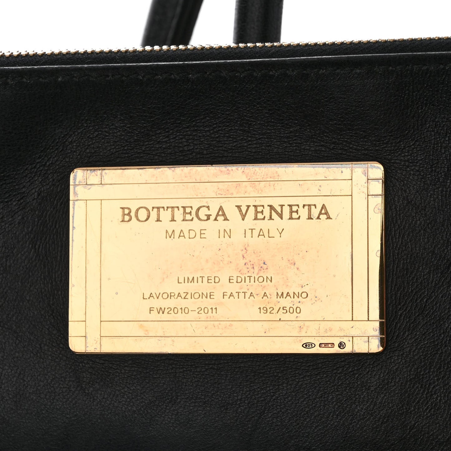Nappa Intrecciato Medium Cabat Black