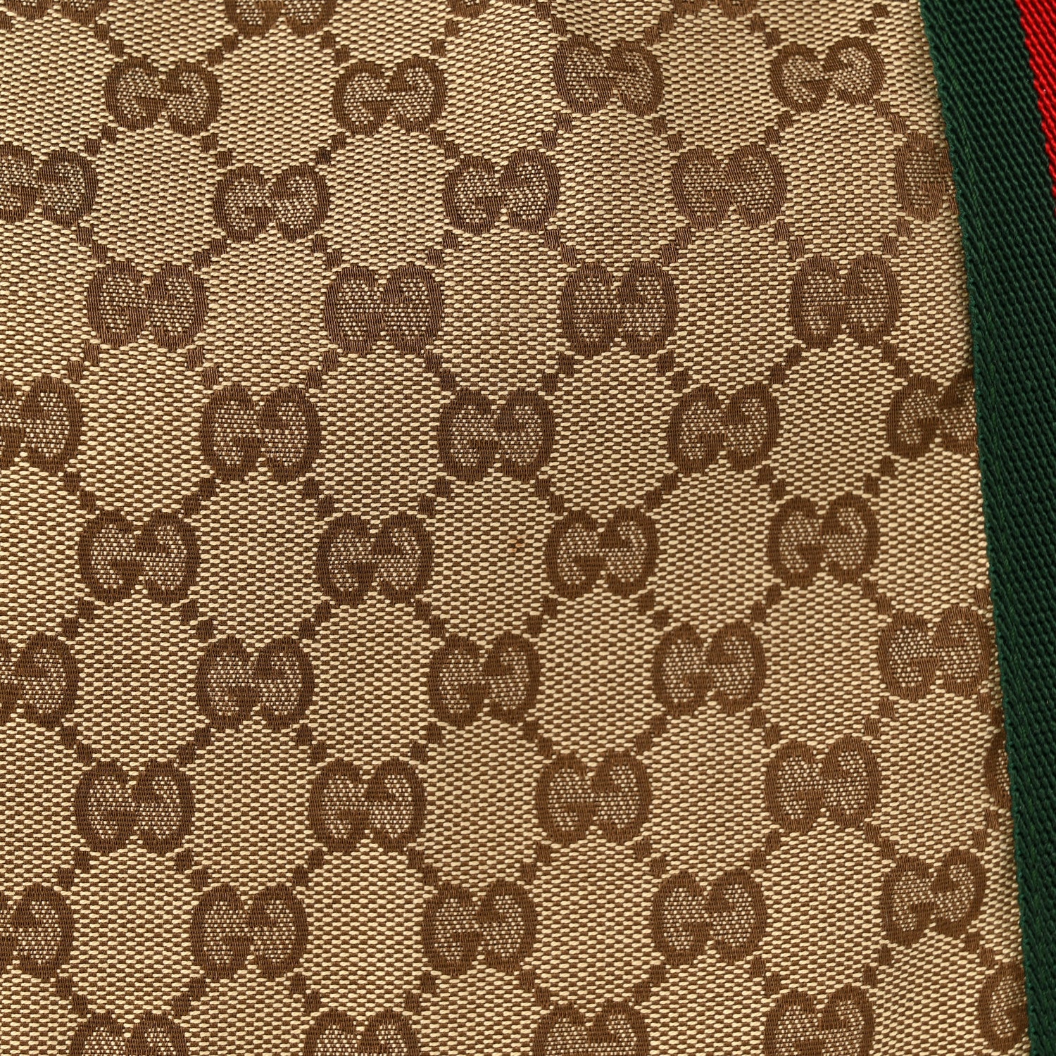 Gucci GG Monogram Medium Web Handle Vertical Tote Dark Brown 12 of 12