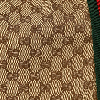 Gucci GG Monogram Medium Web Handle Vertical Tote Dark Brown 12 of 12