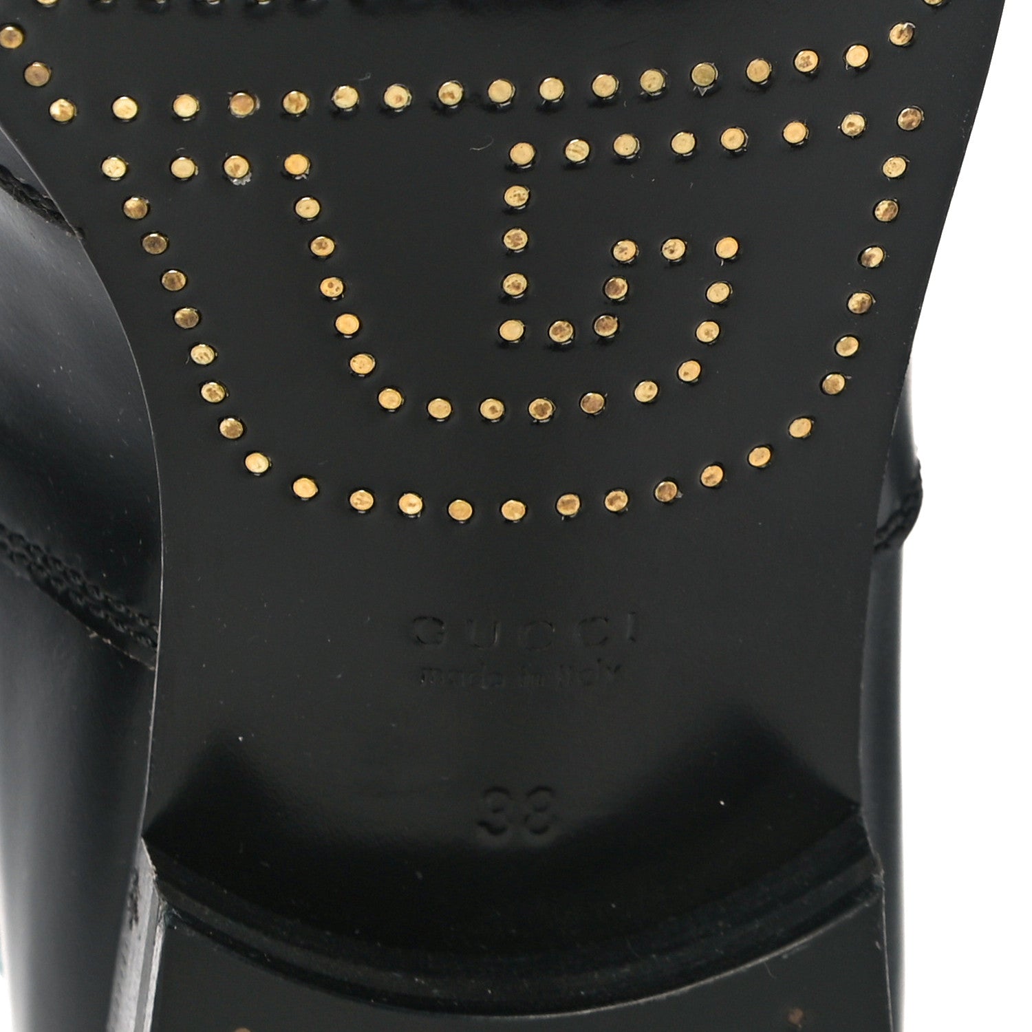Gucci Cordovan Lux Ankle Boots 38 Black 8 of 10