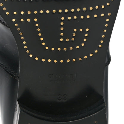 Gucci Cordovan Lux Ankle Boots 38 Black 8 of 10