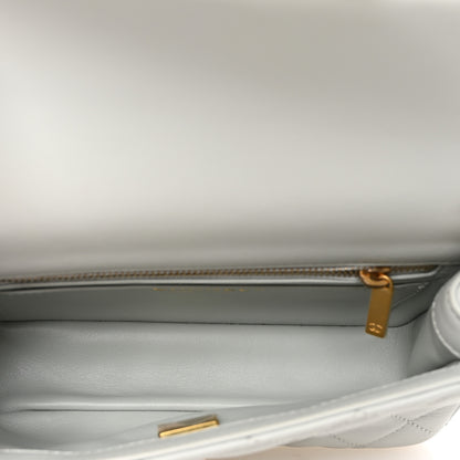 Chanel Lambskin Quilted Mini Rectangular Pearl Crush Flap Grey 5 of 10