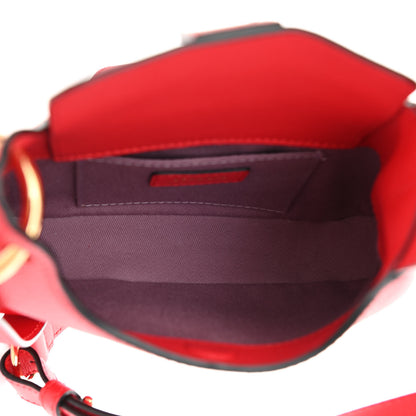 Versace Calfskin La Medusa Mini Hobo Crossbody Red 5 of 10