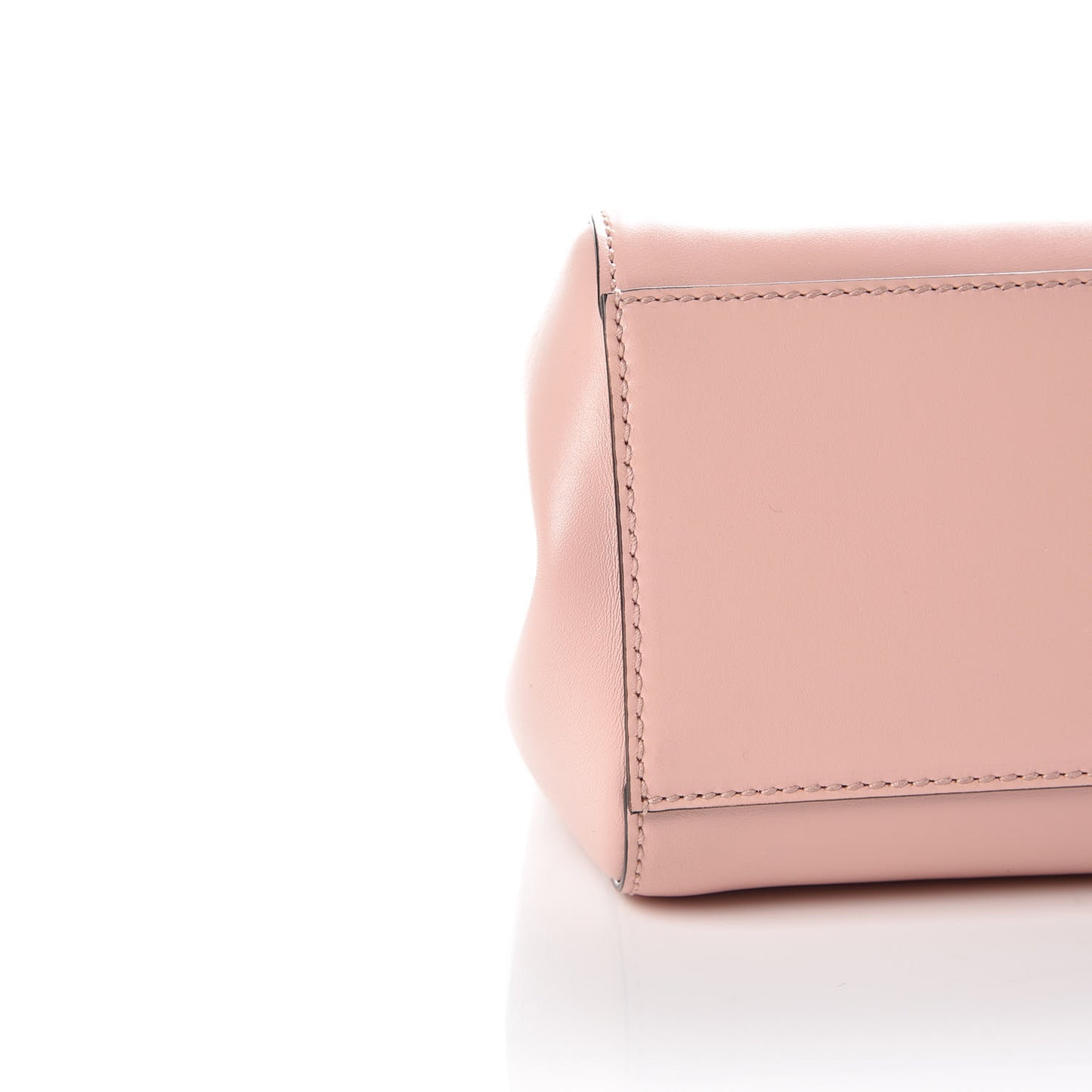 Nappa Bamboo Small Nymphaea Top Handle Bag Perfect Pink