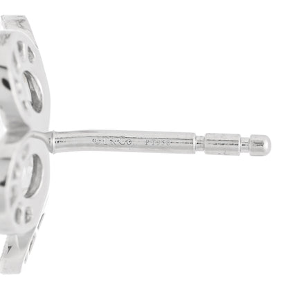 Tiffany Platinum Diamond Enchant Flower Stud Earrings 4 of 4