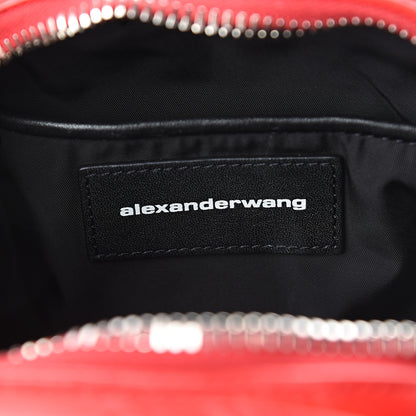 Alexander Wang Calfskin Quilted Halo Top Handle Bag Red 5 of 7