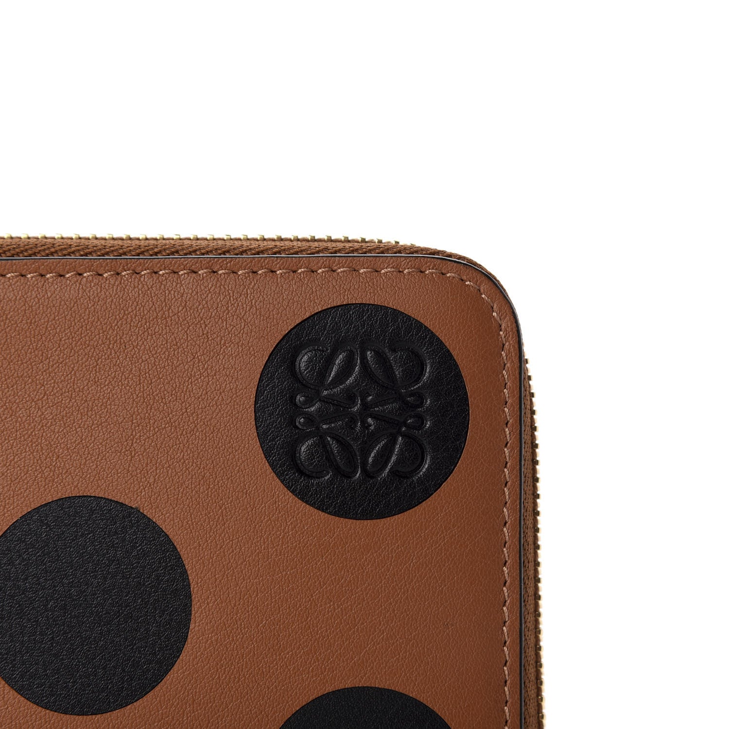 Loewe Calfskin Polka Dot Zip Around Wallet Multicolor 7 of 8
