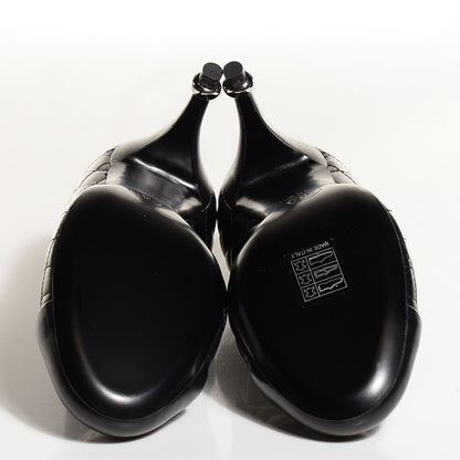 Chanel Lambskin Quilted CC Pumps 36.5 Black 6 of 10
