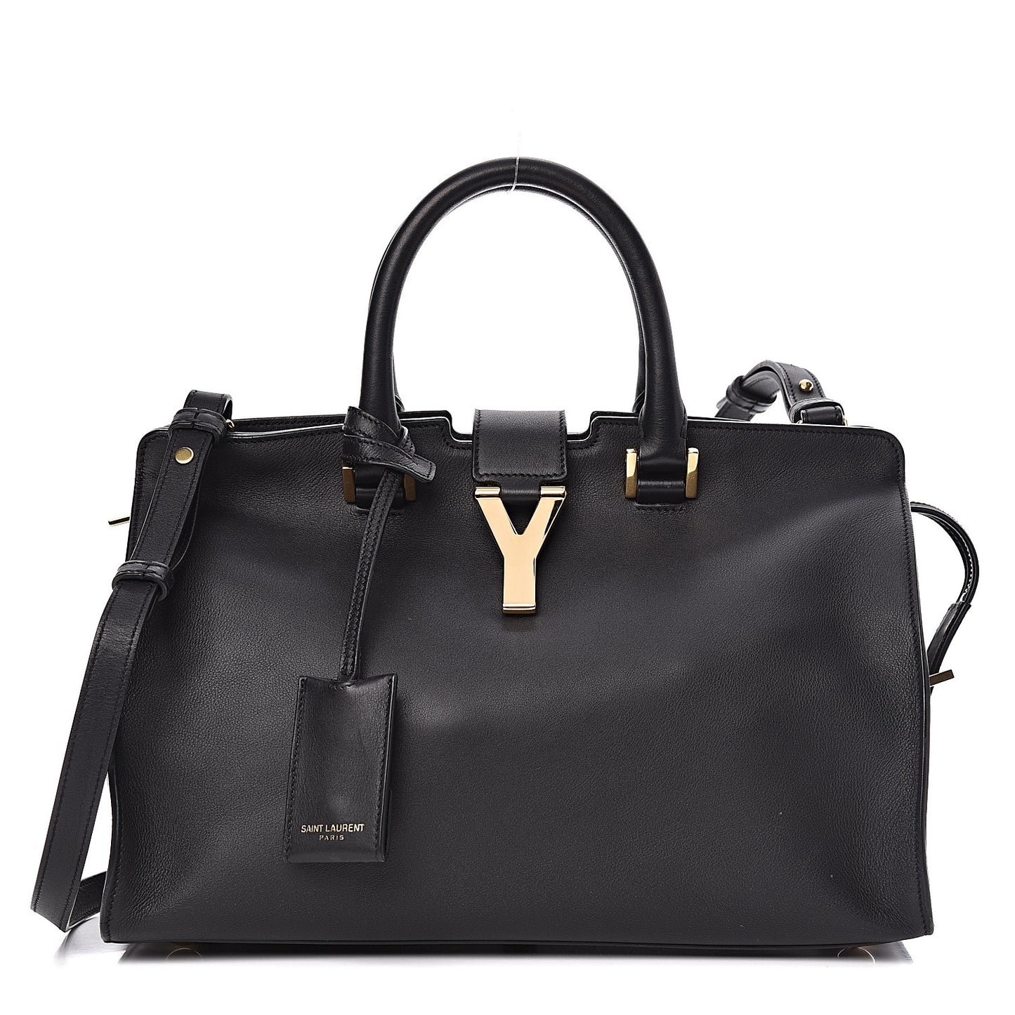 Calfskin Small Classic Y Cabas Black