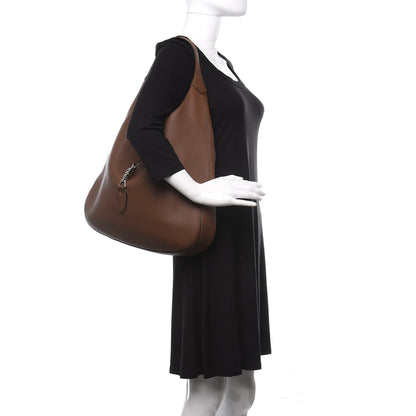 Gucci Soft Grained Calfskin Large Jackie Hobo Nut Brown 2 of 14