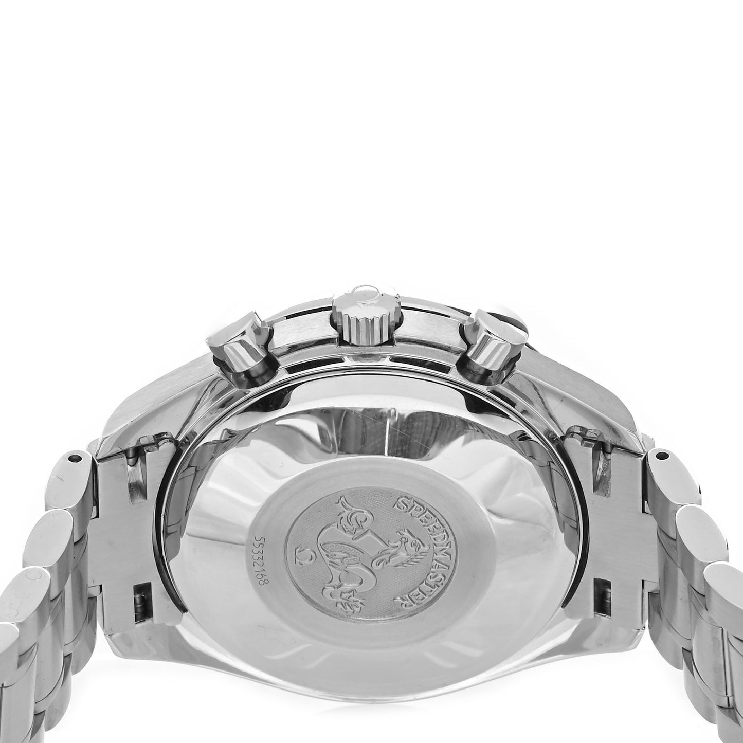 Stainless Steel 40mm Speedmaster Mark 40 Chronograph Automatic Watch White 3513.33.00