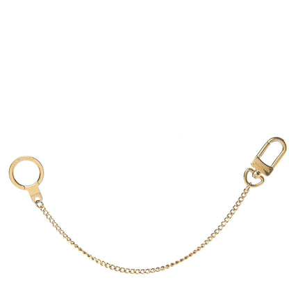 Louis Vuitton Metal Pochette Extender Key Ring Chain Gold 1 of 2