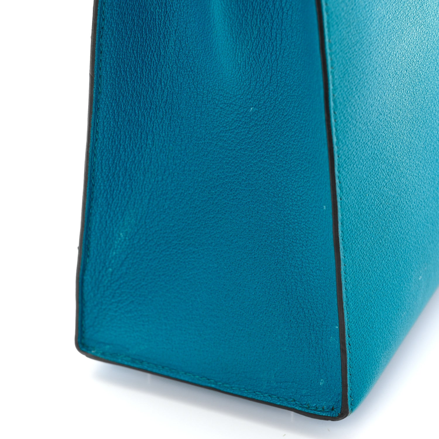 Hermes Chevre Mysore Kelly Sellier 25 Turquoise 13 of 14