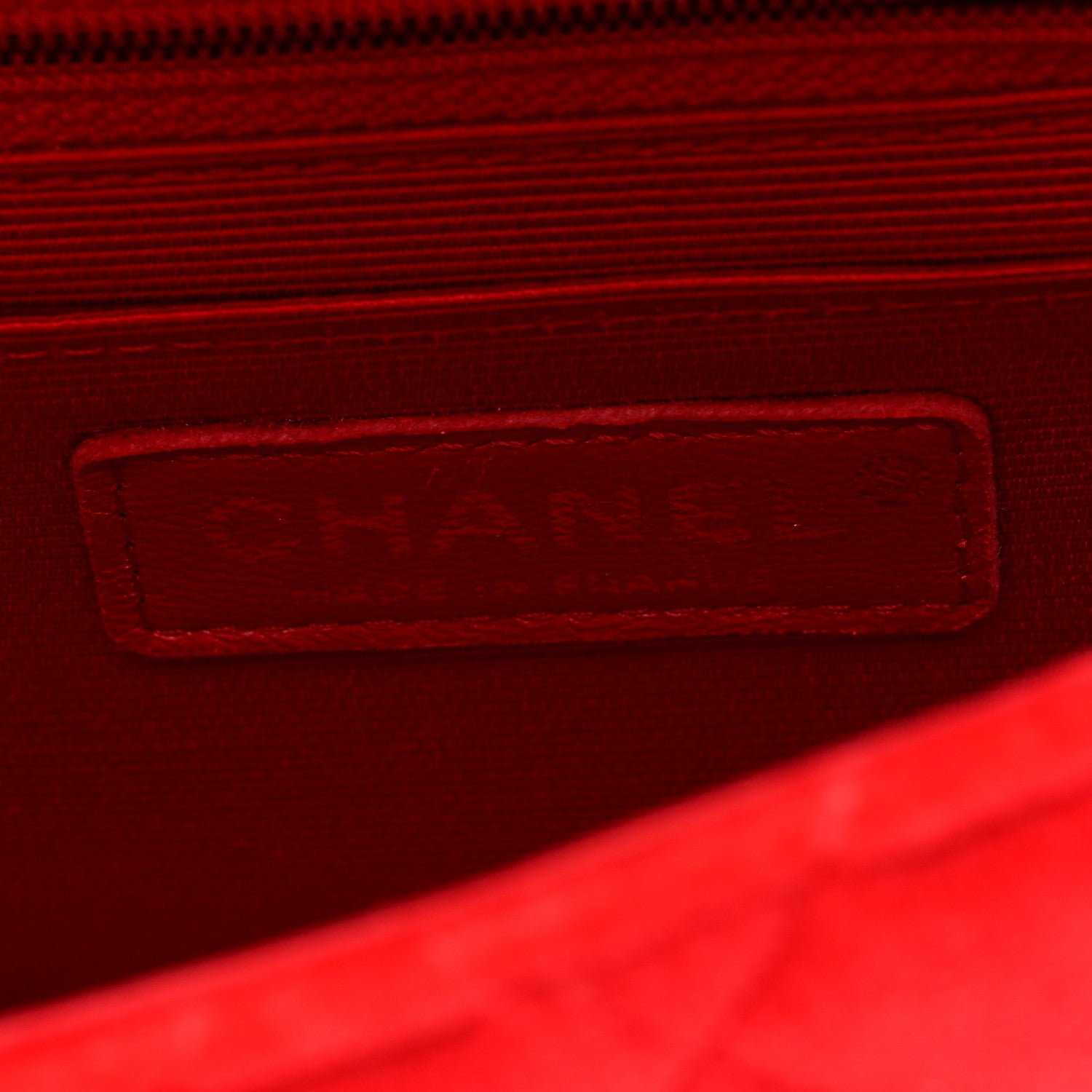 Chanel Velvet Quilted Mini Square Flap Red 6 of 10