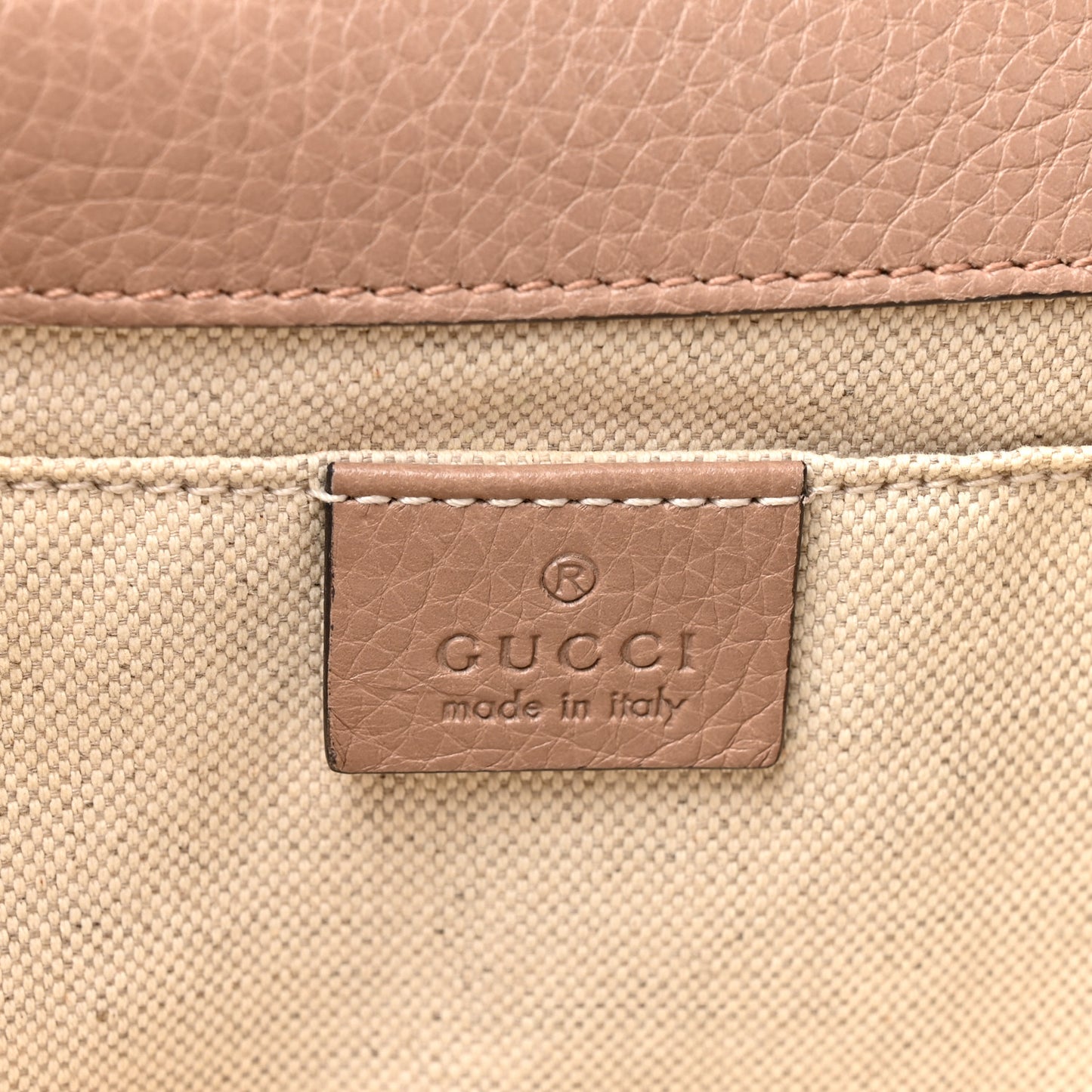 Calfskin Mini Pearly GG Marmont Top Handle Bag Porcelain Rose