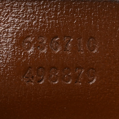 Gucci GG Supreme Monogram Azalea Calfskin Web Medium Jackie 1961 Hobo Beige Ebony Brown Sugar 7 of 12