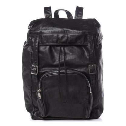 Saint Laurent Calfskin Delave Backpack Black 1 of 9