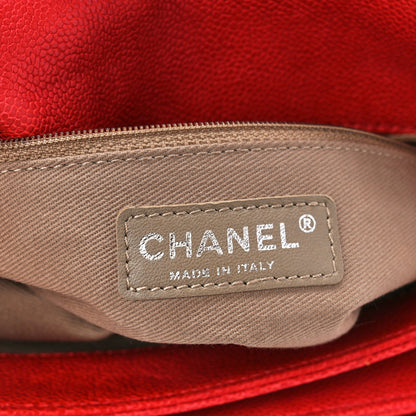 Chanel Caviar Quilted Medium Simply CC Flap Red 7 of 11