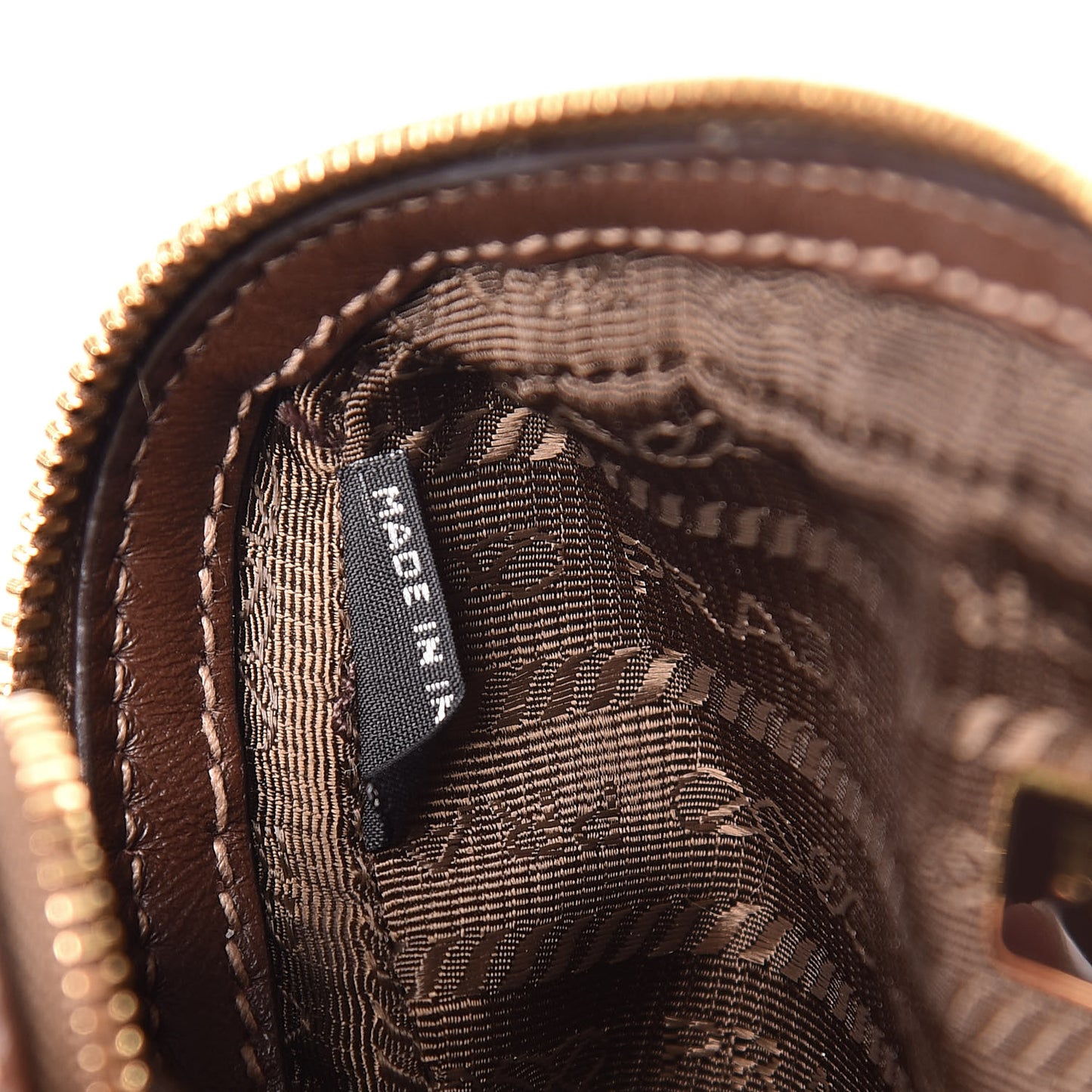 Jacquard Logo Contenitore Wristlet Corda Bruciato