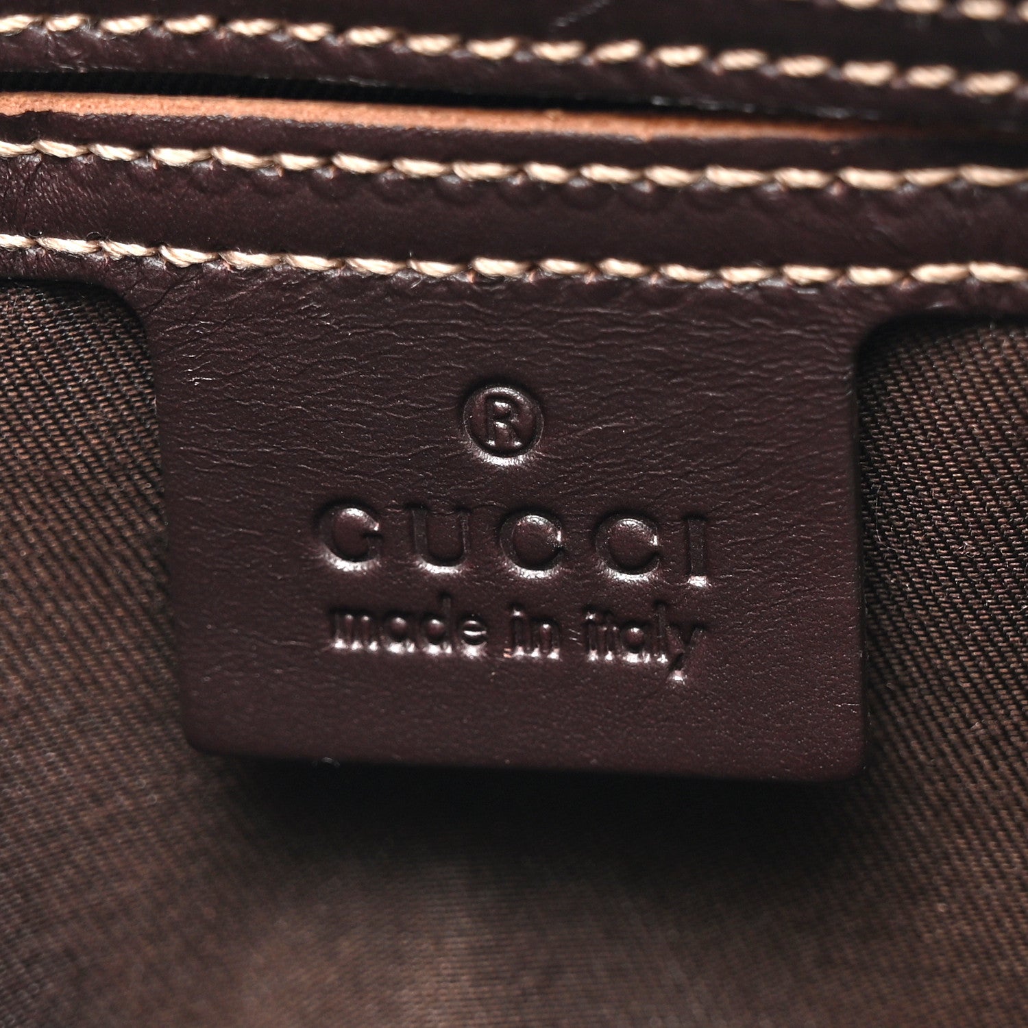 Gucci GG Supreme Monogram Belt Bag Dark Brown 6 of 11