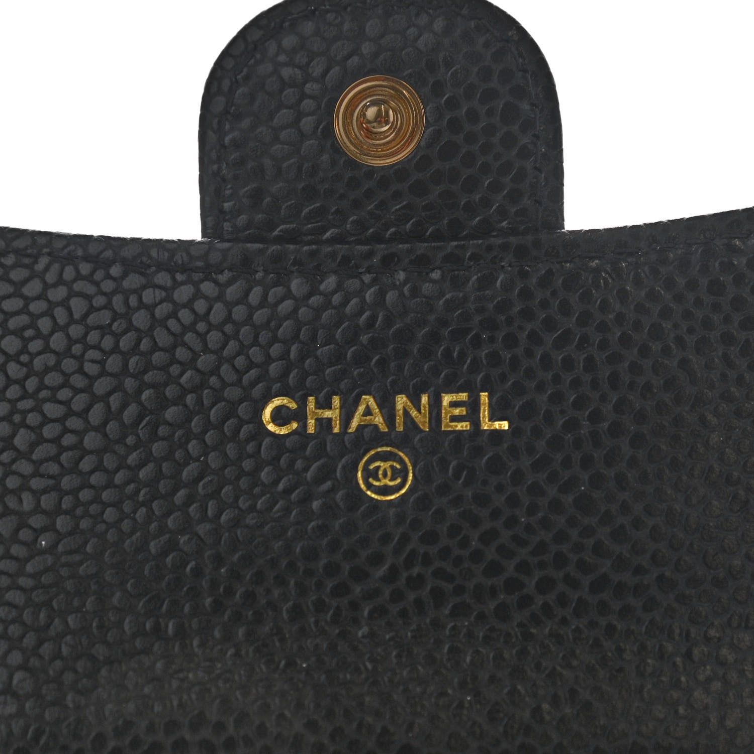 Chanel Caviar Quilted Flap Card Holder Wallet Black 6 of 8