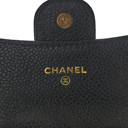Chanel Caviar Quilted Flap Card Holder Wallet Black 6 of 8