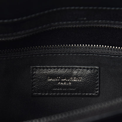 Saint Laurent Calfskin Y Quilted Monogram Medium Loulou Chain Satchel Black 6 of 11