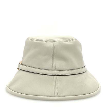 Gucci Crystal Horsebit Bob Mulina Bucket Hat S Antique White 5 of 8