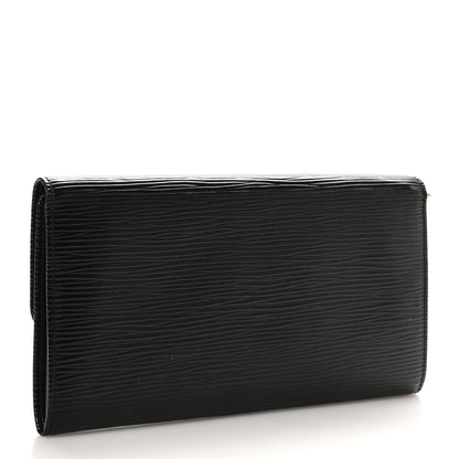 Louis Vuitton Epi Sarah Wallet Black 3 of 8
