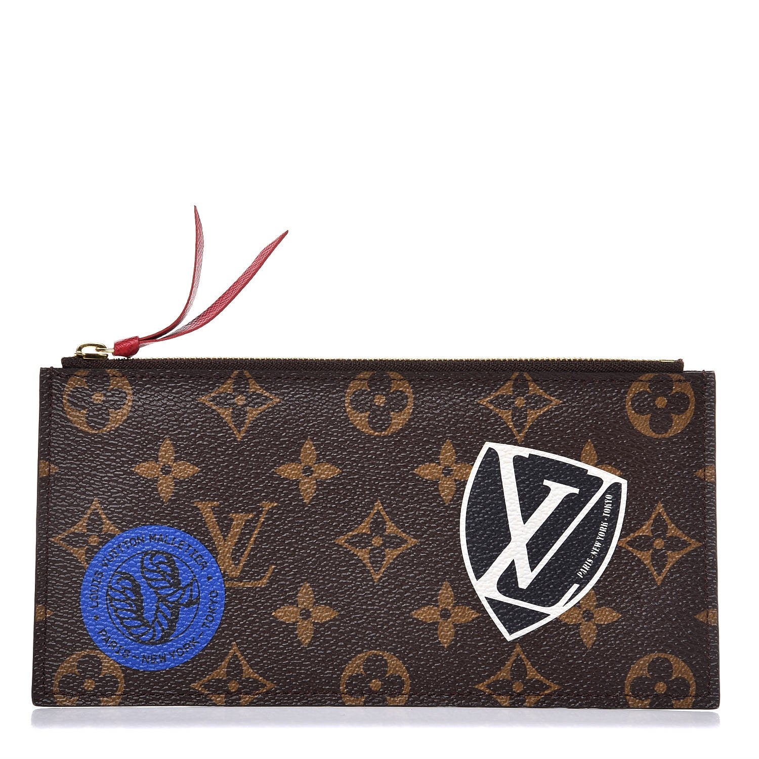 Louis Vuitton Monogram World Tour Felicie Chain Wallet Zippered Insert 1 of 6