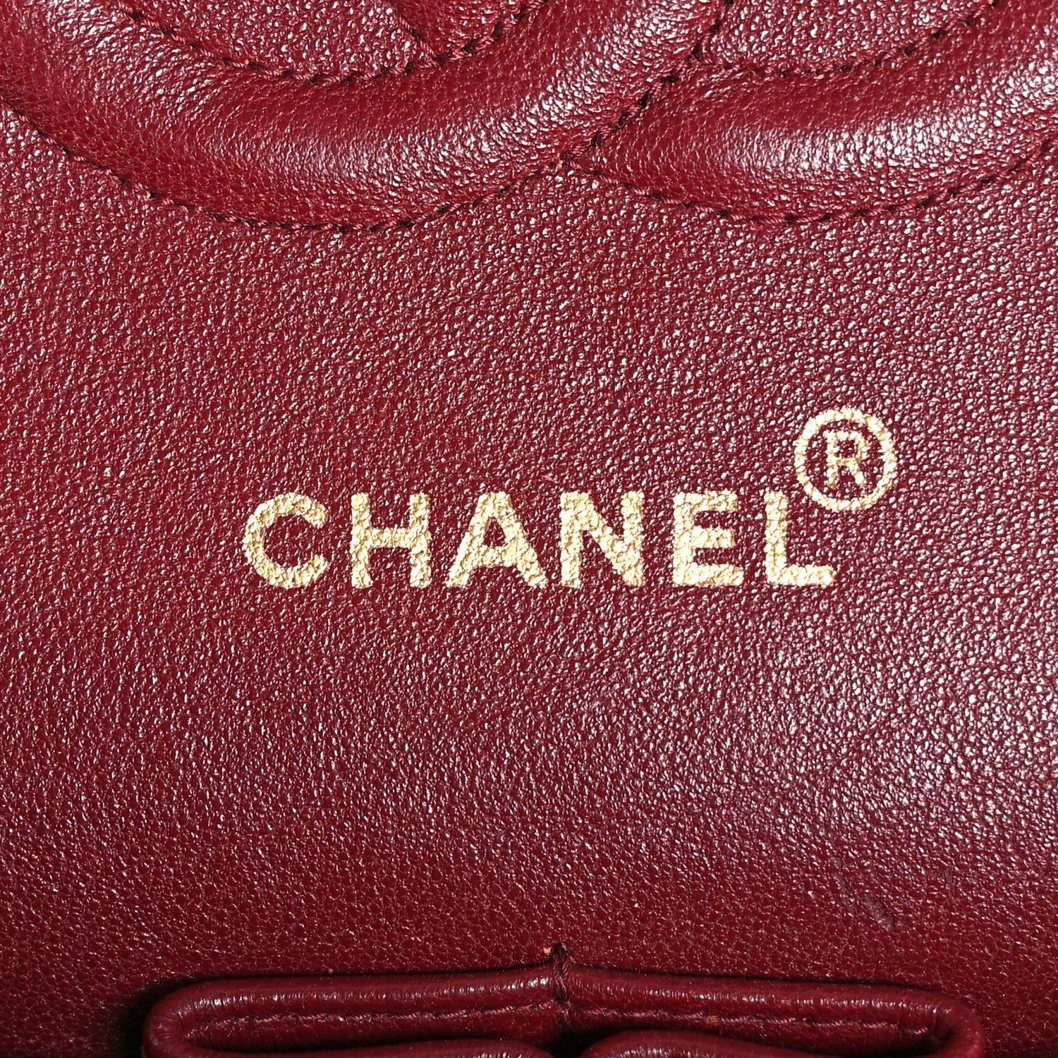 Chanel Lambskin Chevron Quilted Medium Double Flap Black 6 of 12