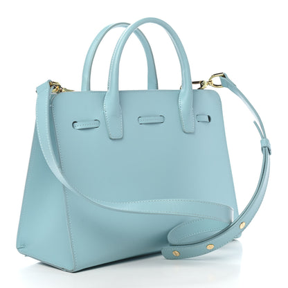 Mansur Gavriel Calfskin Sun Bag Sky Blue 3 of 9